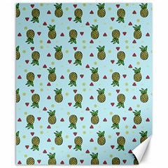 Pineapple Watermelon Fruit Lime Canvas 8  X 10  by HermanTelo