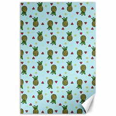 Pineapple Watermelon Fruit Lime Canvas 24  X 36  by HermanTelo