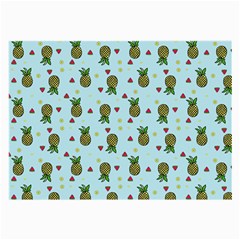 Pineapple Watermelon Fruit Lime Large Glasses Cloth by HermanTelo