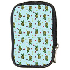 Pineapple Watermelon Fruit Lime Compact Camera Leather Case