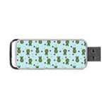 Pineapple Watermelon Fruit Lime Portable USB Flash (One Side) Front