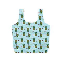 Pineapple Watermelon Fruit Lime Full Print Recycle Bag (s) by HermanTelo