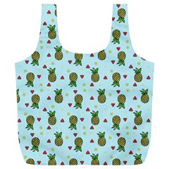 Pineapple Watermelon Fruit Lime Full Print Recycle Bag (xl)