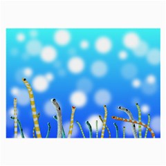 Sea Underwater Life Fish Large Glasses Cloth (2 Sides)