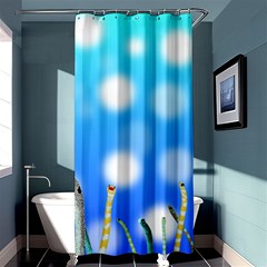 Sea Underwater Life Fish Shower Curtain 36  X 72  (stall)  by HermanTelo