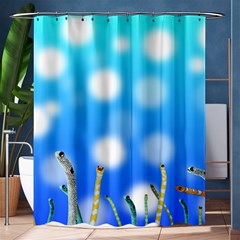 Sea Underwater Life Fish Shower Curtain 60  X 72  (medium)  by HermanTelo