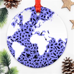 Sea Ocean Underwater Ornament (round) by HermanTelo