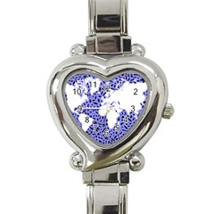 Sea Ocean Underwater Heart Italian Charm Watch by HermanTelo