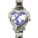 Sea Ocean Underwater Heart Italian Charm Watch Front