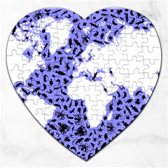 Sea Ocean Underwater Jigsaw Puzzle (heart) by HermanTelo