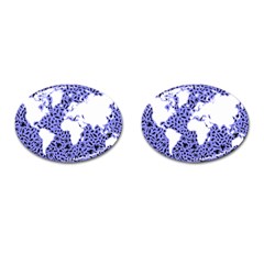 Sea Ocean Underwater Cufflinks (oval)