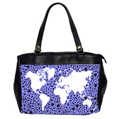 Sea Ocean Underwater Oversize Office Handbag (2 Sides)