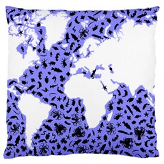 Sea Ocean Underwater Large Cushion Case (one Side) by HermanTelo