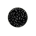 Scribbles Lines Painting Hat Clip Ball Marker Front