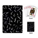 Scribbles Lines Painting Playing Cards Single Design Back