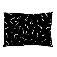 Scribbles Lines Painting Pillow Case