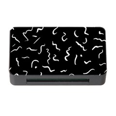 Scribbles Lines Painting Memory Card Reader With Cf