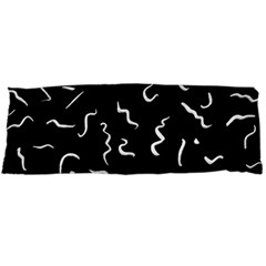 Scribbles Lines Painting Body Pillow Case (dakimakura)