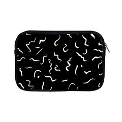 Scribbles Lines Painting Apple Ipad Mini Zipper Cases by HermanTelo