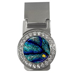 Sea Coral Stained Glass Money Clips (cz)  by HermanTelo