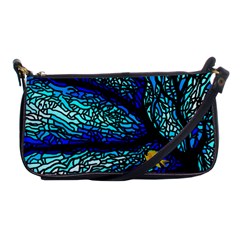 Sea Coral Stained Glass Shoulder Clutch Bag by HermanTelo