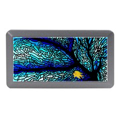 Sea Coral Stained Glass Memory Card Reader (mini) by HermanTelo