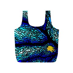 Sea Coral Stained Glass Full Print Recycle Bag (s)