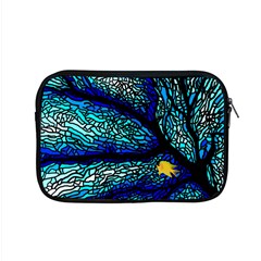 Sea Coral Stained Glass Apple Macbook Pro 15  Zipper Case by HermanTelo