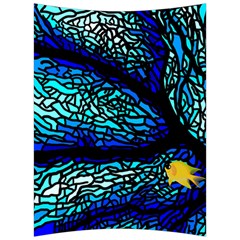 Sea Coral Stained Glass Back Support Cushion