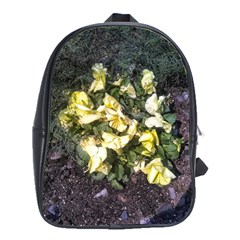 April Pansies School Bag (large)