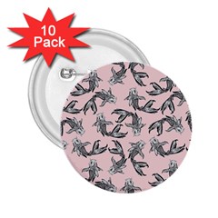 Koi Fish Pattern 2 25  Buttons (10 Pack)  by Valentinaart