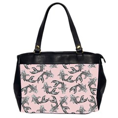 Koi Fish Pattern Oversize Office Handbag (2 Sides) by Valentinaart