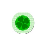 Shamrock Luck Day Golf Ball Marker (10 pack) Front