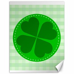 Shamrock Luck Day Canvas 12  X 16 