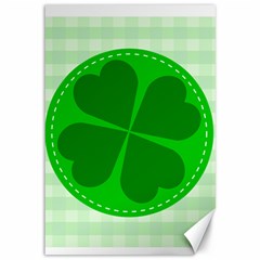 Shamrock Luck Day Canvas 12  X 18 