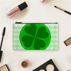 Shamrock Luck Day Cosmetic Bag (small) by HermanTelo