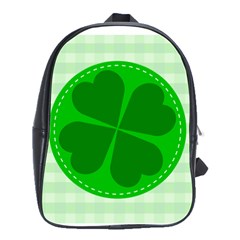 Shamrock Luck Day School Bag (large)