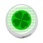 Shamrock Luck Day 4-Port USB Hub (Two Sides) Back