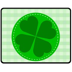 Shamrock Luck Day Fleece Blanket (medium) 