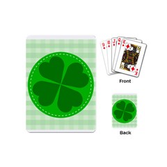 Shamrock Luck Day Playing Cards (mini) by HermanTelo