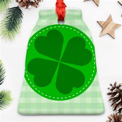 Shamrock Luck Day Bell Ornament (two Sides) by HermanTelo