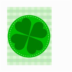 Shamrock Luck Day Large Garden Flag (two Sides)