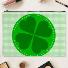 Shamrock Luck Day Cosmetic Bag (xxxl) by HermanTelo