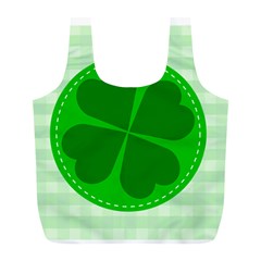 Shamrock Luck Day Full Print Recycle Bag (l)