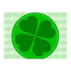 Shamrock Luck Day Double Sided Flano Blanket (mini) 