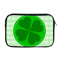 Shamrock Luck Day Apple Macbook Pro 17  Zipper Case by HermanTelo