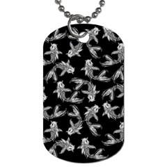 Koi Fish Pattern Dog Tag (one Side)