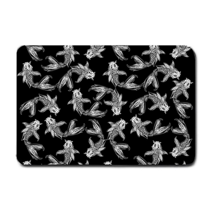 Koi Fish Pattern Small Doormat 