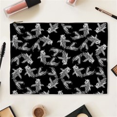 Koi Fish Pattern Cosmetic Bag (xl) by Valentinaart