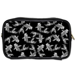 Koi Fish Pattern Toiletries Bag (one Side) by Valentinaart